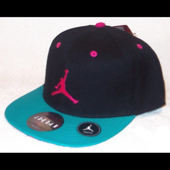 Michael Jordan Hat Cap Pink Black Blue 